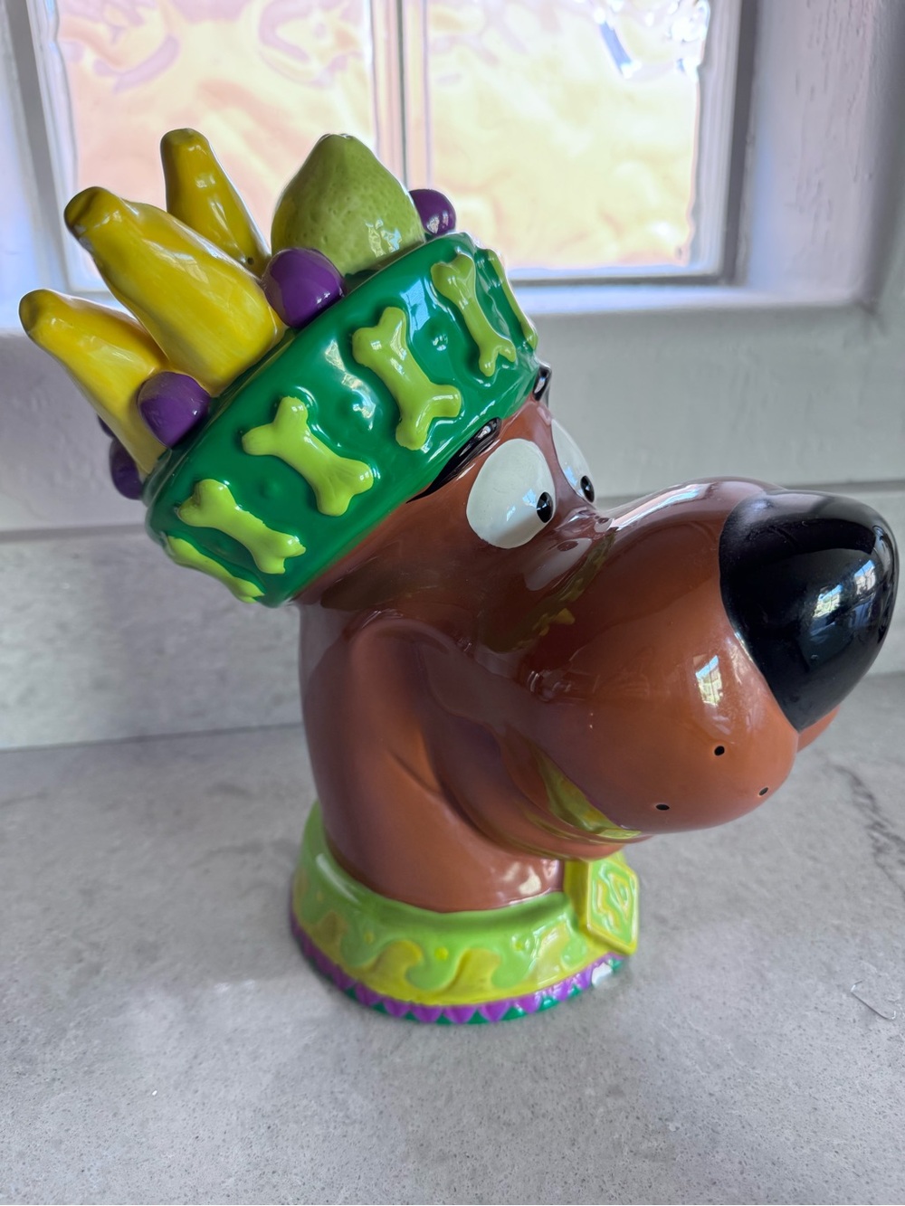 Vintage Scooby-Doo Cookie Jar- see small damage on picture